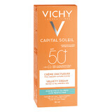 Vichy Ideal Soleil (Capital Soleil), Cremă de față catifelată, SPF 50, 50 ml