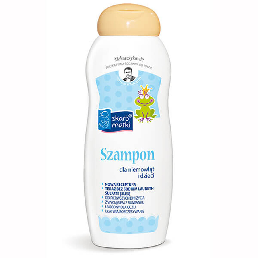 Skarb Matki, șampon pentru bebeluși și copii din prima zi de viață, 250 ml