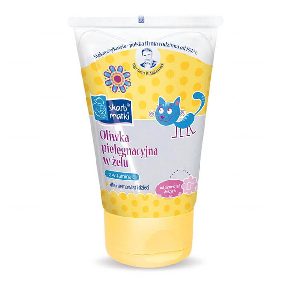 Skarb Matki, ulei de îngrijire în gel pentru bebeluși și copii din prima zi de viață, 125 ml