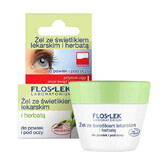 Flos-Lek, gel con equinácea y té para párpados y ojeras, 10 g