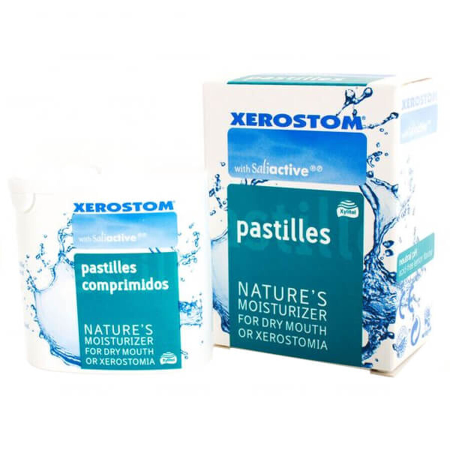 Xerostom Pastilles, pastiluțe pentru gură uscată, 30 bucăți