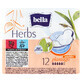 Bella Herbs, prosoape sanitare cu aripi cu lancea plantain, 12 buc.