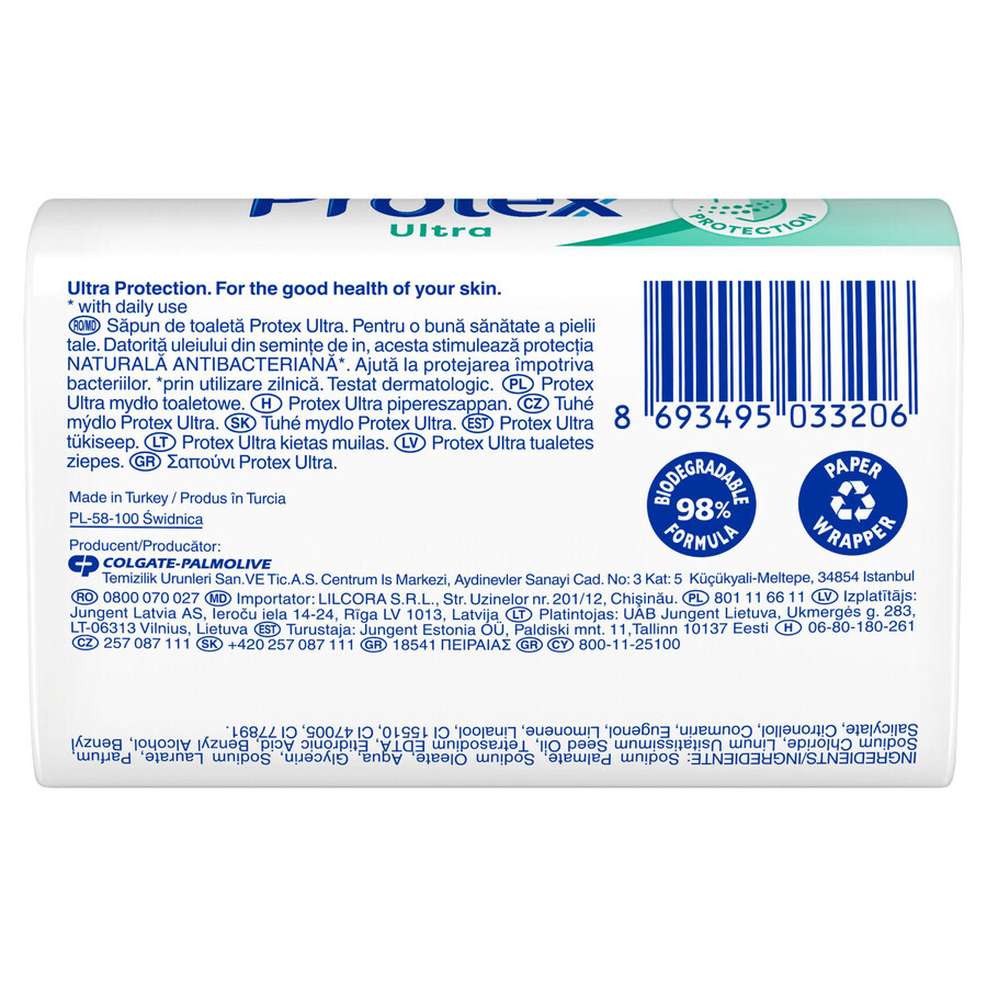 Protex Ultra, săpun, antibacterian, 90 g