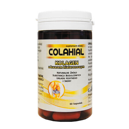 Colahial, colagen cu acid hialuronic, 60 capsule