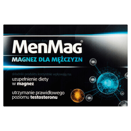 MenMag, magneziu pentru bărbați, 30 comprimate