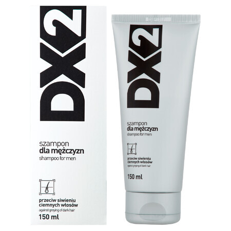 DX2, Șampon pentru bărbați împotriva încărunțirii părului închis, 150 ml