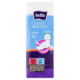 Bella Classic Nova, absorbante sanitare Drainette cu aripi, Maxi, 10 buc.