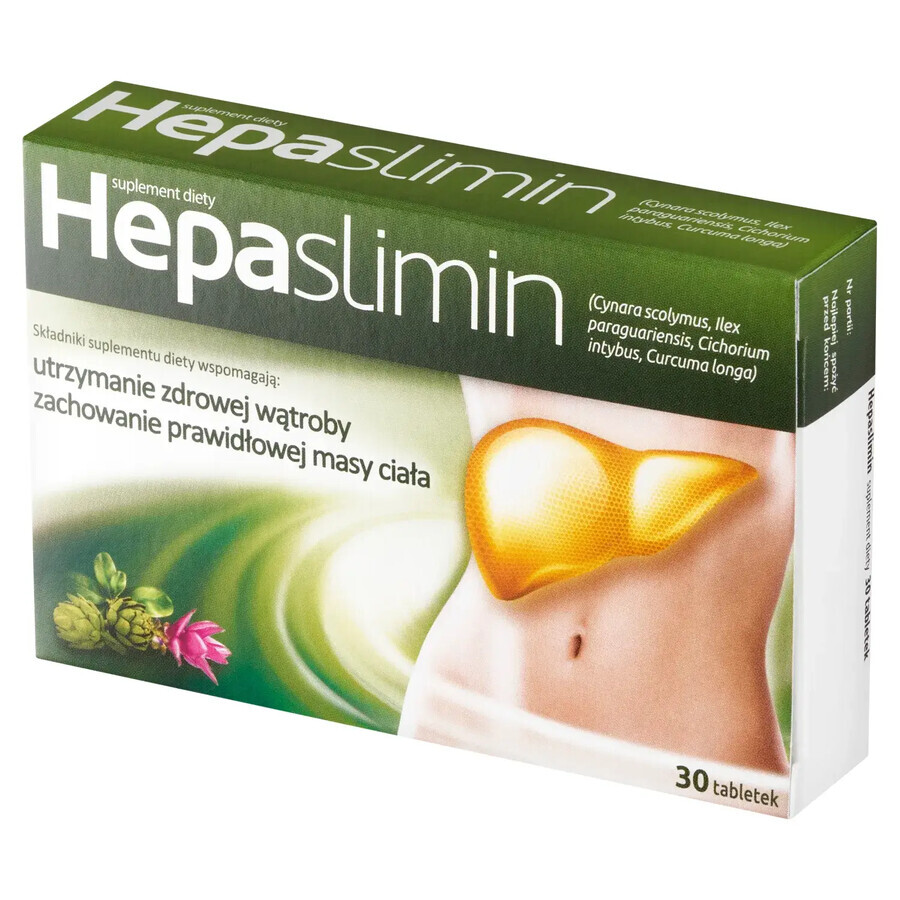Hepaslimin, 30 comprimate
