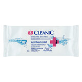 Cleanic Antibacterial, șervețele răcoritoare cu lichid antibacterian, 15 bucăți