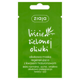 Ziaja Green Olive Leaf, Mască regenerantă cu acid hialuronic, 7 ml