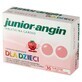 Junior-angin, pentru copii &#238;ncep&#226;nd cu v&#226;rsta de 4 ani, aromă de căpșuni, 36 de pastiluțe