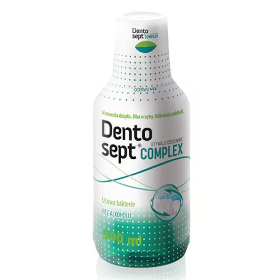 Dentosept Complex, apă de gură, fără alcool, 500 ml