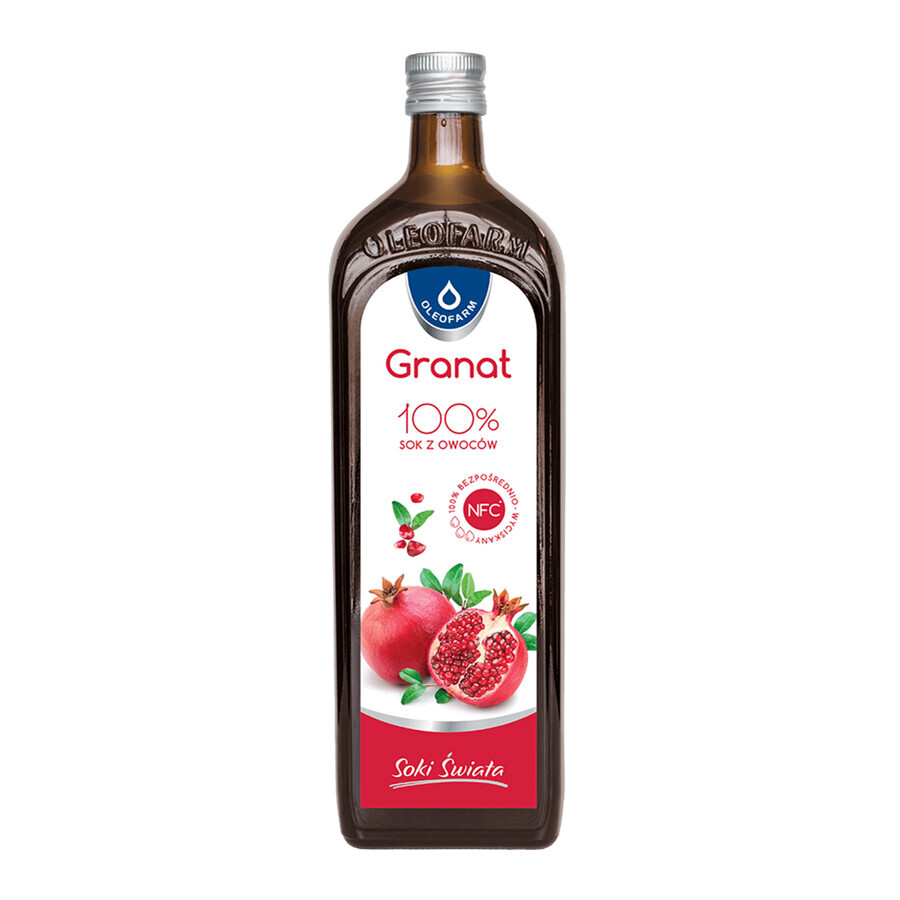 Oleofarm Juices of the World Rodii, 100% suc de fructe, 980 ml