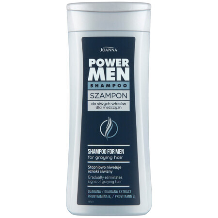 Joanna Power Men, șampon pentru părul gri pentru bărbați, 200 ml