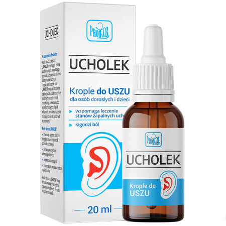 Ucholek, picături pentru urechi, 20 ml