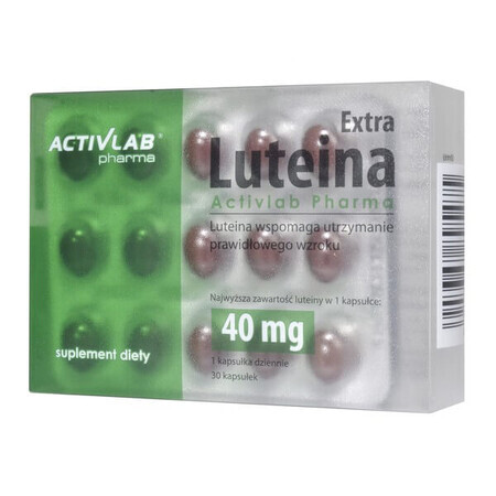 Activlab Pharma Lutein Extra, 30 capsule