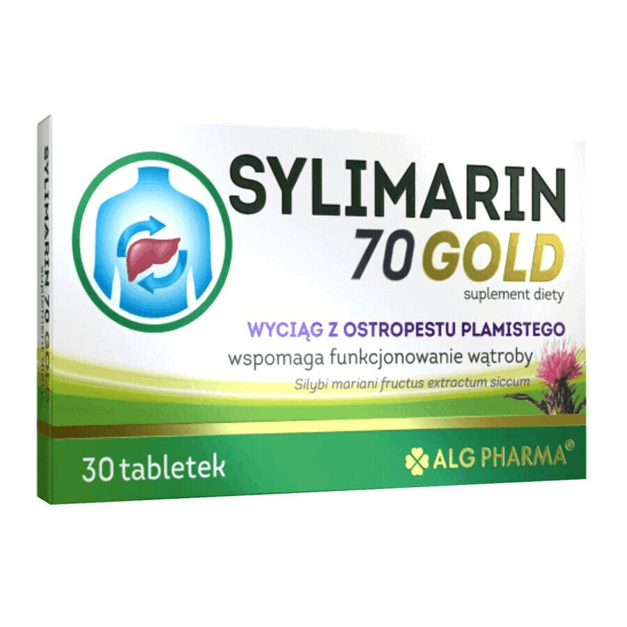 Sylimarin 70 Gold, 30 comprimate