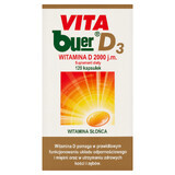 Vita Buer D3, vitamina D 2000 UI, 120 capsule