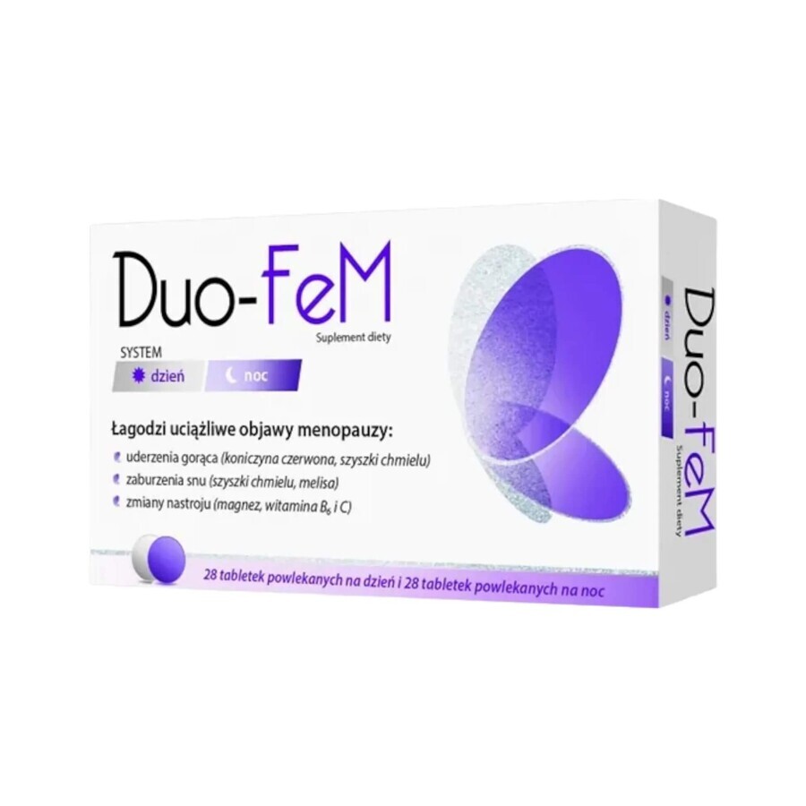 Duo-FeM, 28 days film-coated tablets + 28 nights film-coated tablets