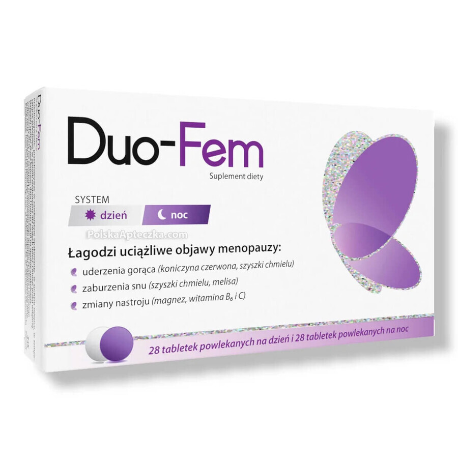 Duo-FeM, 28 days film-coated tablets + 28 nights film-coated tablets