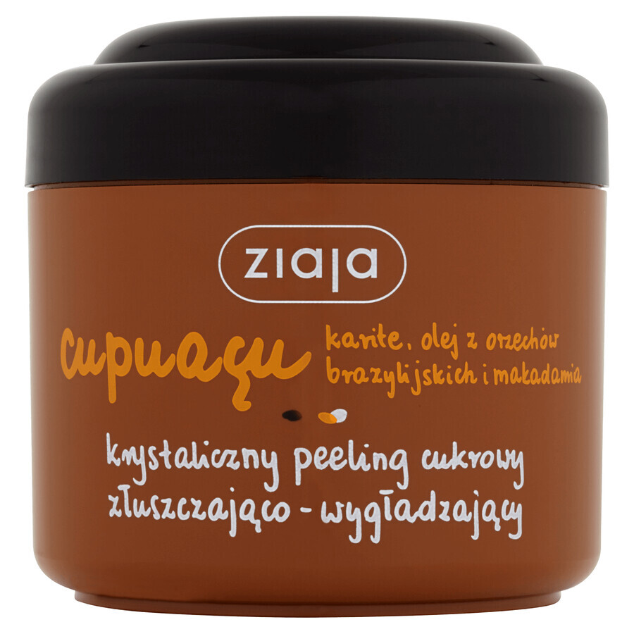 Ziaja Cupuacu, exfoliant cu cristale și exfoliant cu zahăr, 200 ml