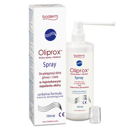 Oliprox, spray pentru dermatita seboreică a scalpului și a corpului, 150 ml