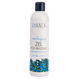 Vianek, gel de ducha hidratante con extracto de uña de caballo, piel seca y sensible, 300 ml