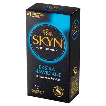 Unimil Skyn Extra Moist, prezervative fără latex, 10 bucăți