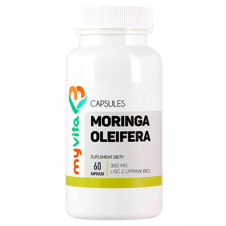 MyVita, Moringa oleifera frunze 350 mg, 60 capsule