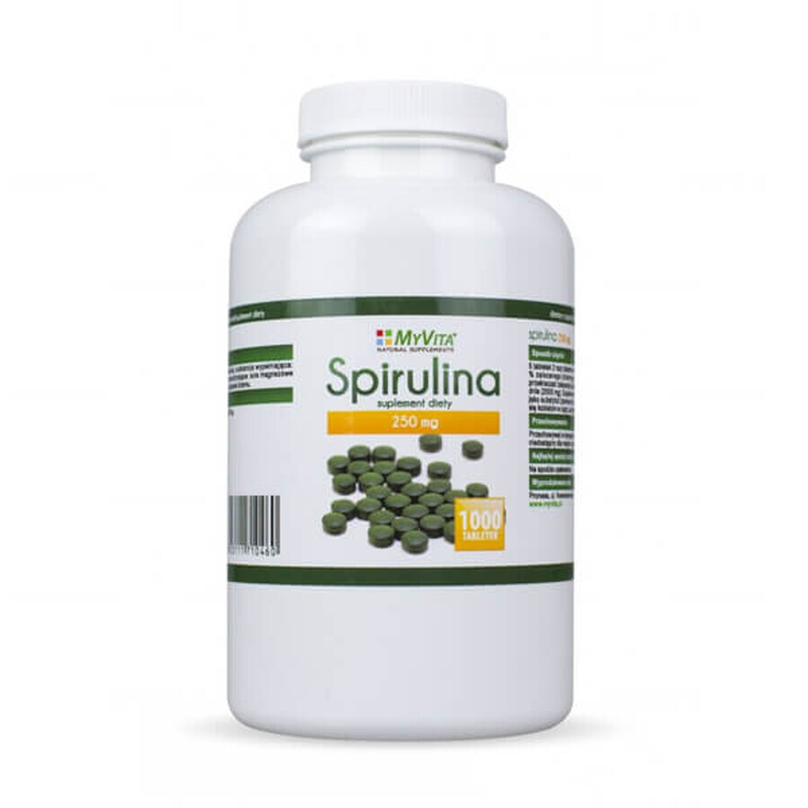 MyVita Spirulina, alge marine, 1000 comprimate