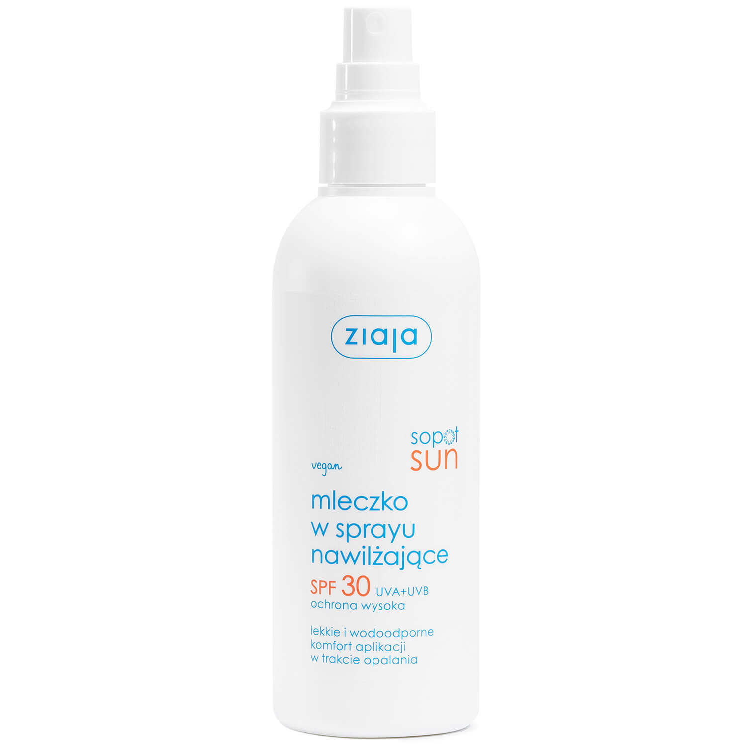 Ziaja Sopot Sun, lapte hidratant, spray, SPF 30, 170 ml