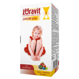 Żuravit Junior Plus, sirop, pentru copii peste 3 ani, aromă de fructe de pădure, 100 ml