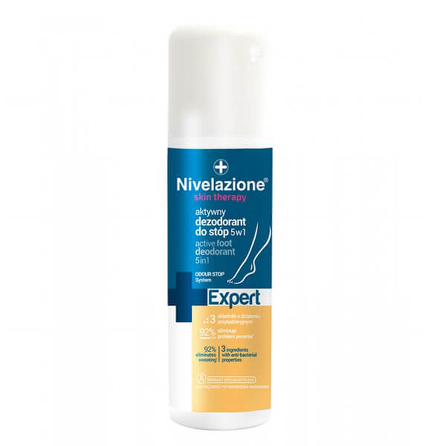 Hautpflege Innovativ! Ideepharm Nivelazione Skin Therapy Aktiver 5-in-1 Fuß-Deodorant 150ml