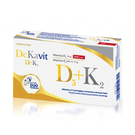 Diagnosis DeKavit D3 + K2, 30 capsule
