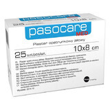 Pasocare Med, pansament ghipsat, steril, 10 cm x 8 cm, 1 bucată