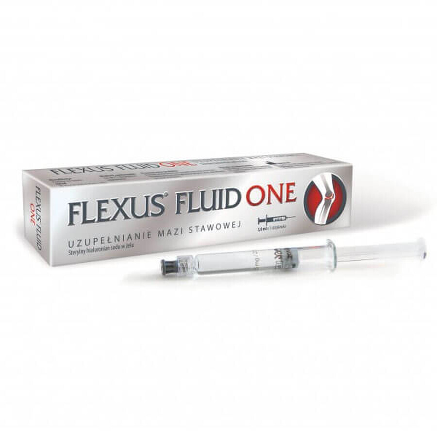 Flexus Fluid One 20mg/ml, gel pentru injecție intravitreană, 3 ml x 1 seringă preumplută