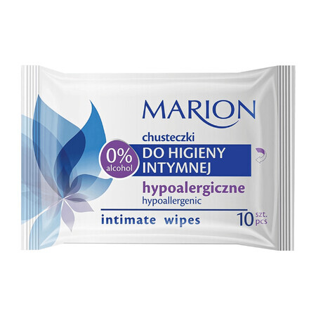Marion, șervețele hipoalergenice pentru igiena intimă, 10 bucăți