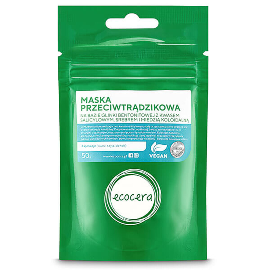 Ecocera, mască cosmetică antiacneică, 50 g