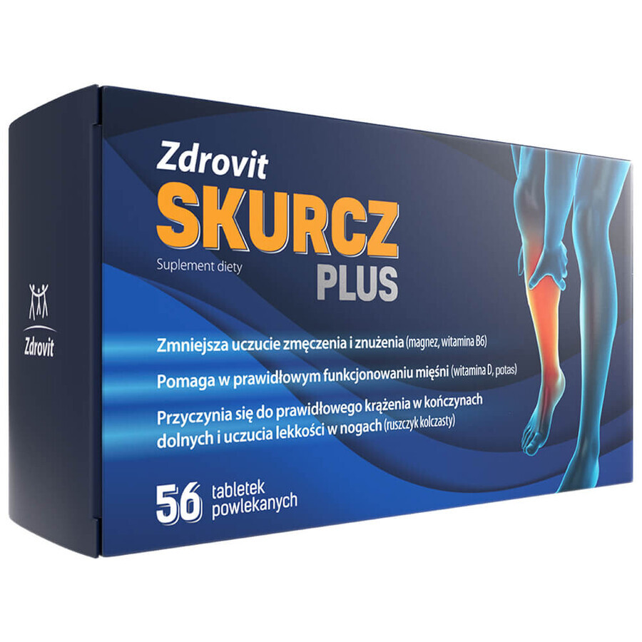 Zdrovit Skurcz Plus, 56 comprimate filmate