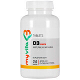 MyVita Vitamina D3 4000 UI Forte, 250 comprimate