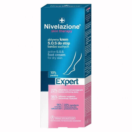 Nivelazione Skin Therapy, Cremă SOS pentru picioare uscate, 75 ml