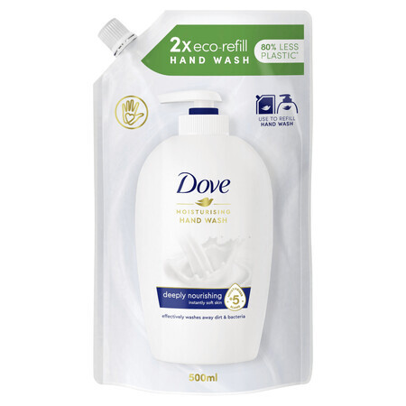 Dove, săpun lichid, Deeply Nourishing, stoc, 500 ml