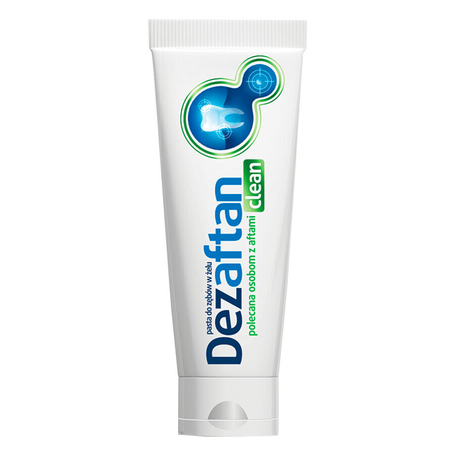 Dezaftan Clean, pastă de dinți gel, 75 ml
