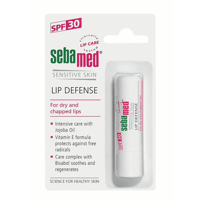 Balsam dermatologic protector pentru buze cu SPF 30, 4.8 g, Sebamed Frumusete si ingrijire