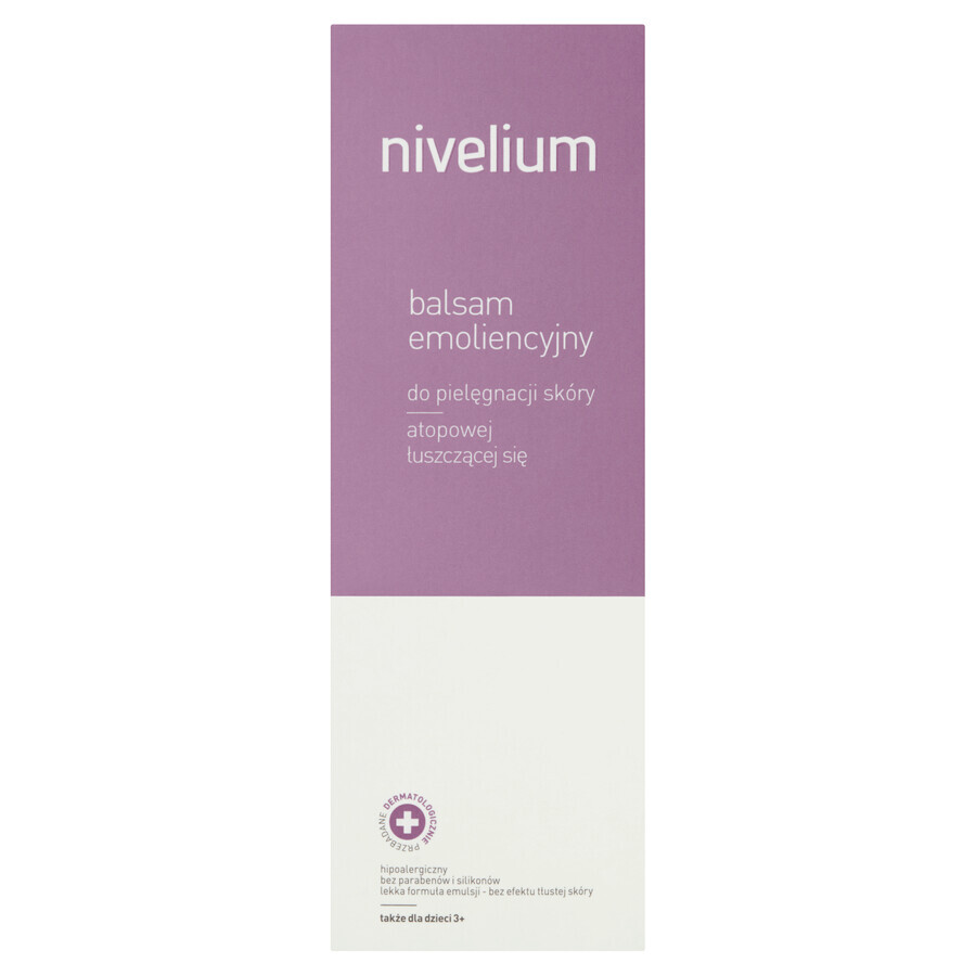 Nivelium, verzachtende balsem, huid met symptomen van atopische dermatitis en psoriasis, 180 ml