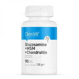 OstroVit Glucosamină + MSM + Condroitină, 90 comprimate