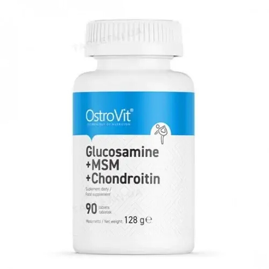 OstroVit Glucosamină + MSM + Condroitină, 90 comprimate