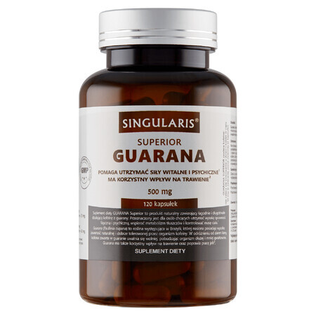 Singularis Superior, Guarana 500 mg, 120 capsule
