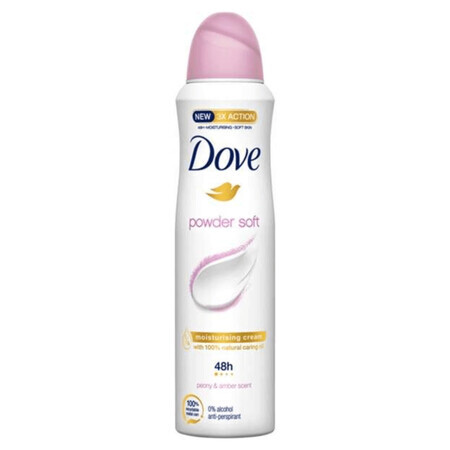 Dove Woman Powder Soft, spray antiperspirant, 150 ml