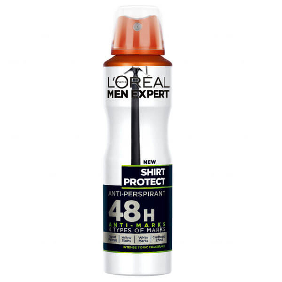 L'Oreal Men Expert, Shirt Protect, spray antiperspirant, 150 ml